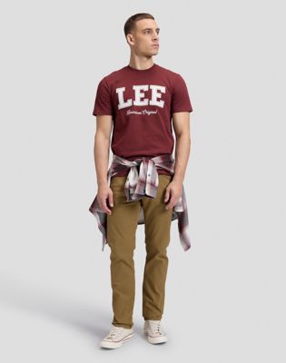 Lee Original Regular Tee in Port