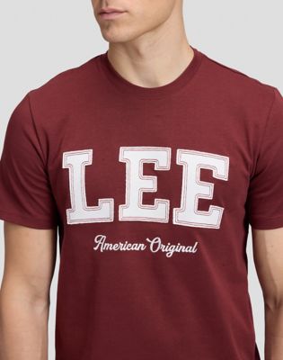Lee Original Regular Tee in Port