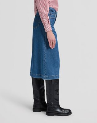 Loose Mid Rise Culotte Short in Clever Pick