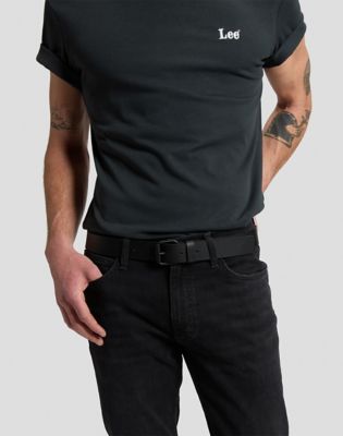 Basic Leather Belt in Black