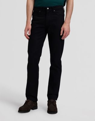 West Regular Straight Low Stretch Jean in Base Black