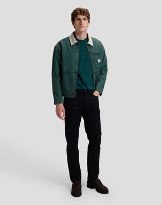 West Regular Straight Low Stretch Jean in Base Black