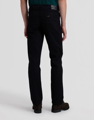 West Regular Straight Low Stretch Jean in Base Black