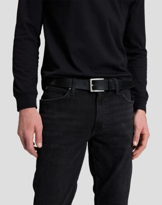 Formal Leather Belt in Black