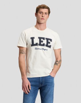 Lee Original Regular Tee in Ecru