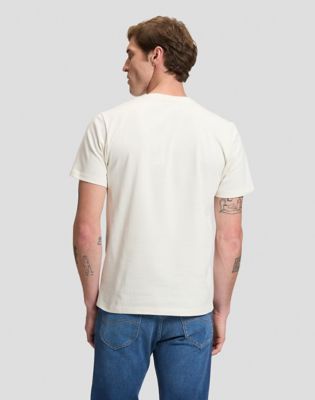 Lee Original Regular Tee in Ecru