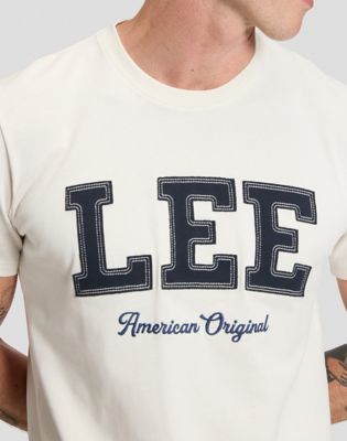 Lee Original Regular Tee in Ecru