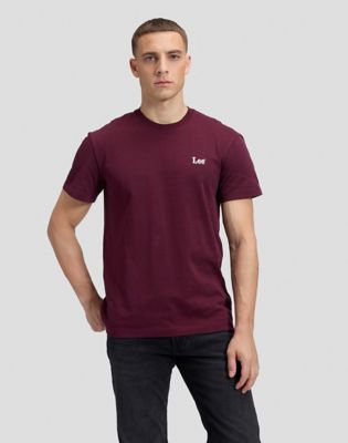 Relaxed Small Logo Tee in Fig
