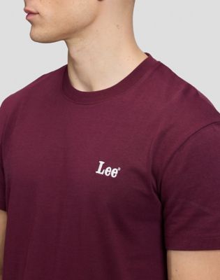 Relaxed Small Logo Tee in Fig