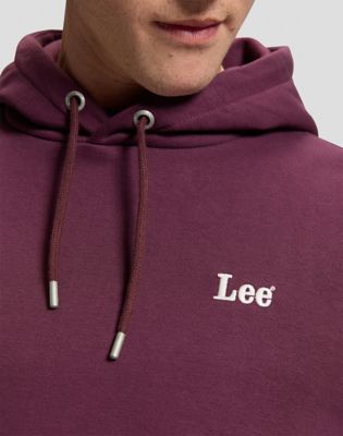 Lee Essential Regular Hoodie in Fig