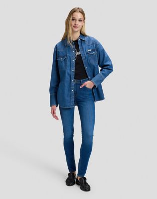 Scarlett High Rise Skinny Jean in Azure Wave