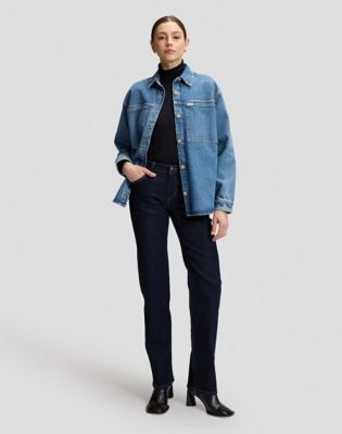 London Regular Straight Jean in Deepest Space