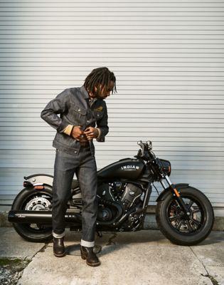 Lee X Indian Motorcycle 101 Z in Raw Selvedge
