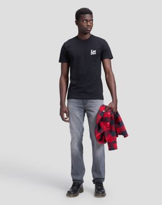 Lee Denim Regular Tee in Black
