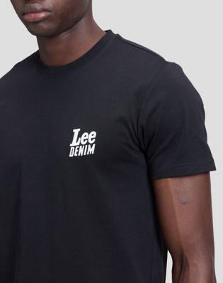 Lee Denim Regular Tee in Black