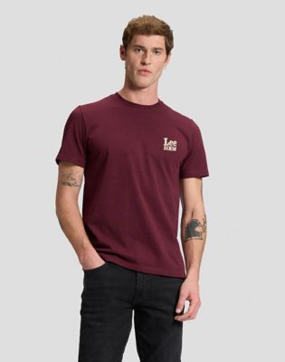 Lee Denim Regular Tee in Fig main view
