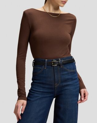 Leather Belt in Black