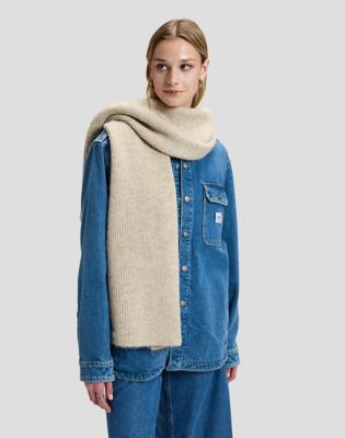 Soft Scarf in Soy Bean
