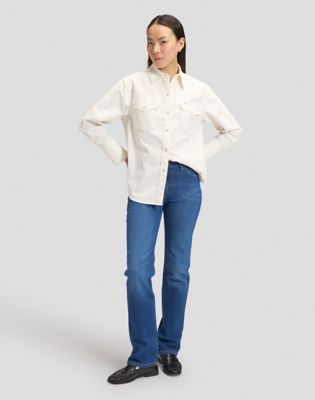 London Regular Straight Jean in Azure Wave