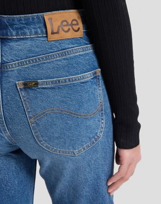 Carol High Rise Straight Jean in Lee Bridge