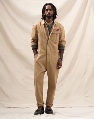 Lee X Indian Motorcycle Unionall in Khaki