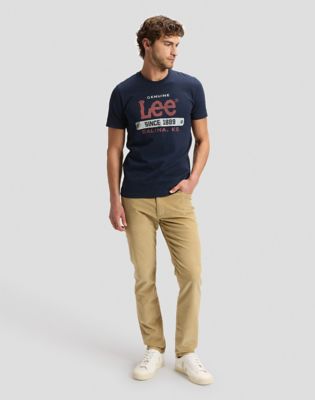 MVP Slim Corduroy Trousers in Sand