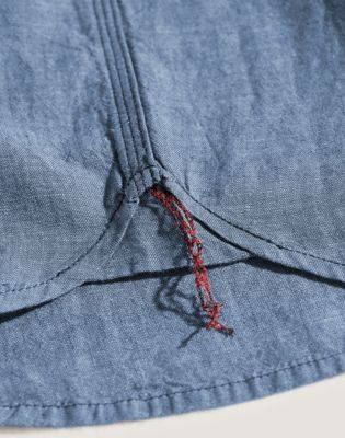 Lee X Indian Motorcycle Ls Workshirt in Bluechambray