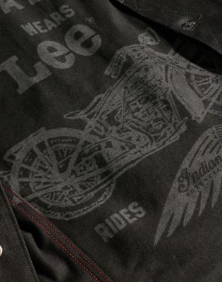 Lee X Indian Motorcycle 101 Rider Jacket in Black