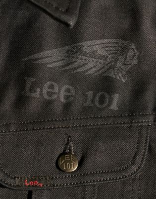 Lee X Indian Motorcycle 101 Rider Jacket in Black