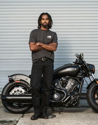 Lee X Indian Motorcycle 101 Z in Black