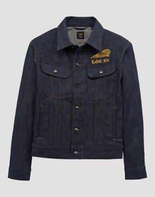 Lee X Indian Motorcycle 101 Rider Jacket in Raw Selvedge