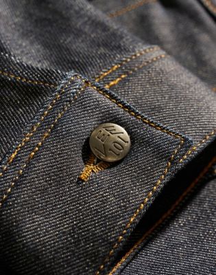 Lee X Indian Motorcycle 101 Rider Jacket in Raw Selvedge