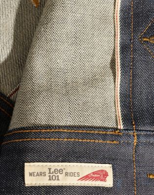 Lee X Indian Motorcycle 101 Rider Jacket in Raw Selvedge