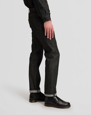 101 S Slim Jean in Dry Black
