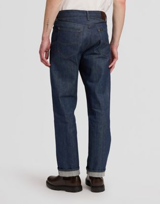 101 R Relaxed Jean in Red Casted Lht