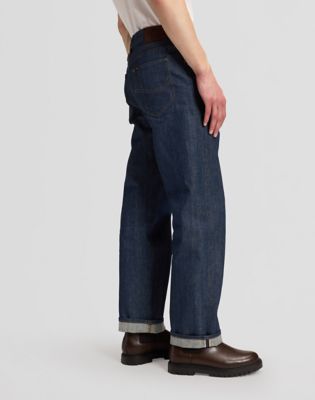 101 R Relaxed Jean in Red Casted Lht
