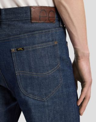 101 R Relaxed Jean in Red Casted Lht