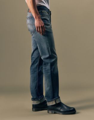 Gold Regular Straight Jean in Gold Rush