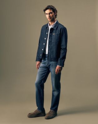 Gold Regular Straight Jean in Gold Sunday