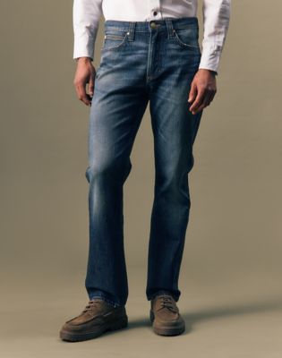 Gold Regular Straight Jean in Gold Sunday