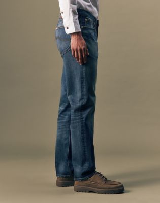 Gold Regular Straight Jean in Gold Sunday