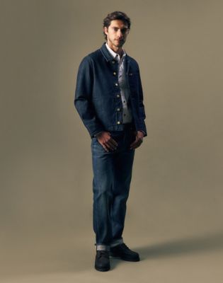 Gold Regular Straight Jean in Golden Age
