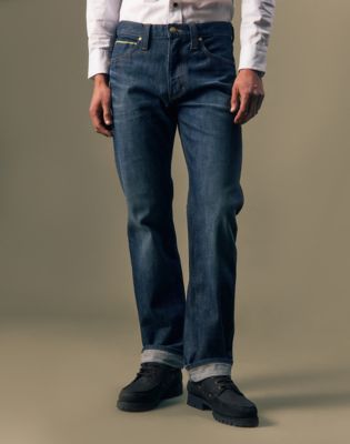 Gold Regular Straight Jean in Golden Age