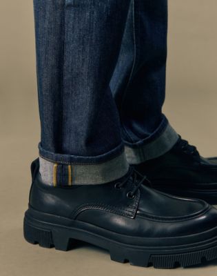 Gold Regular Tapered Jean in Golden Age