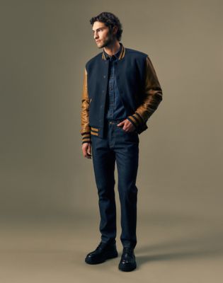 Gold Regular Tapered Jean in Pure Gold