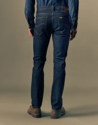 Gold Slim Straight Jean in Pure Gold