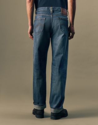 Gold Relaxed Tapered Jean in Golden Hour