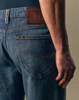 Gold Relaxed Tapered Jean in Golden Hour