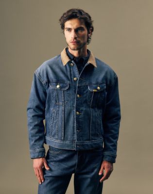 Gold Relaxed Storm Rider Jacket in Golden Hour