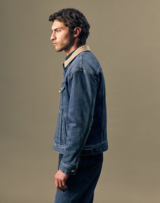 Gold Relaxed Storm Rider Jacket in Golden Hour